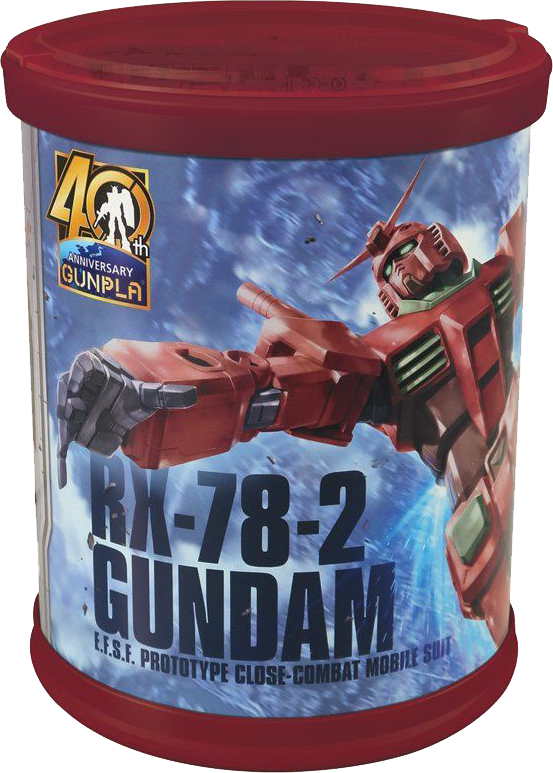Round Box with Gunpla RX-78-2 Gundam [Christmas Color]