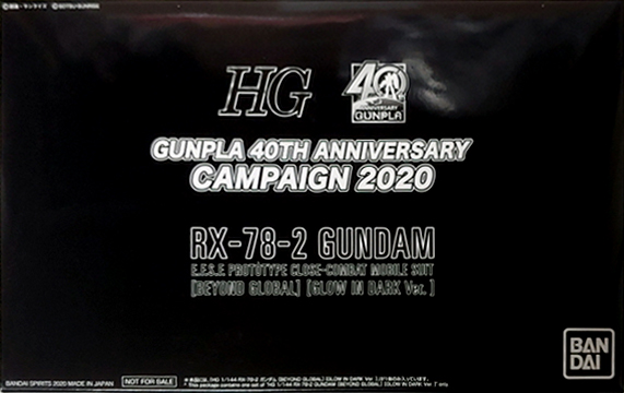RX-78-2 Gundam [Beyond Global] [Glow in Dark Ver.]