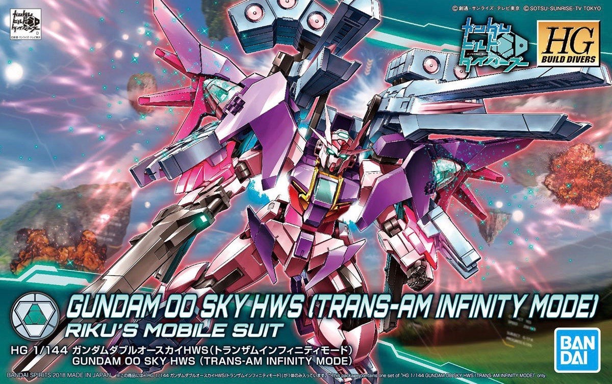 GN-0000DVR/S/HWS Gundam 00 Sky HWS‎‎ (Trans-Am Infinity Mode)