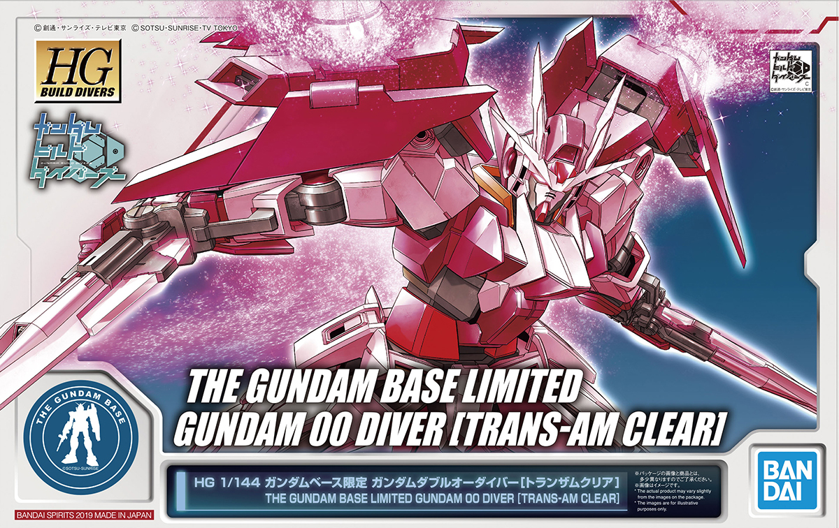 GN-0000DVR Gundam 00 Diver [Trans-Am Clear]