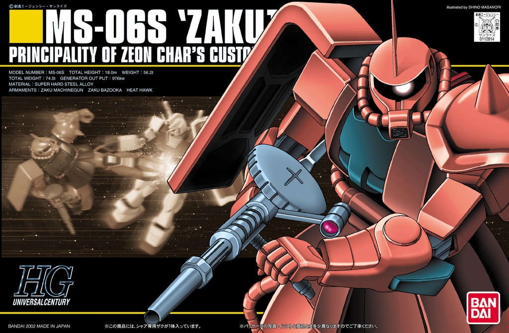 MS-06S 'Zaku II Commander Type' (Char Aznable custom)