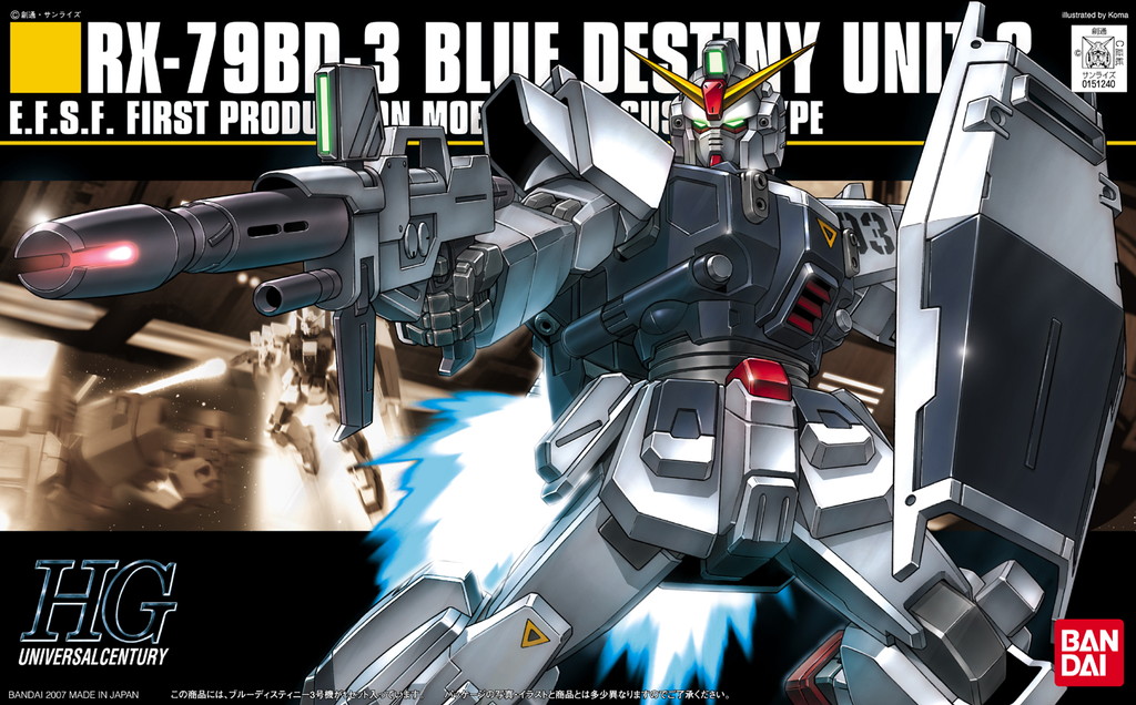 RX-79BD-3 Blue Destiny Unit 3