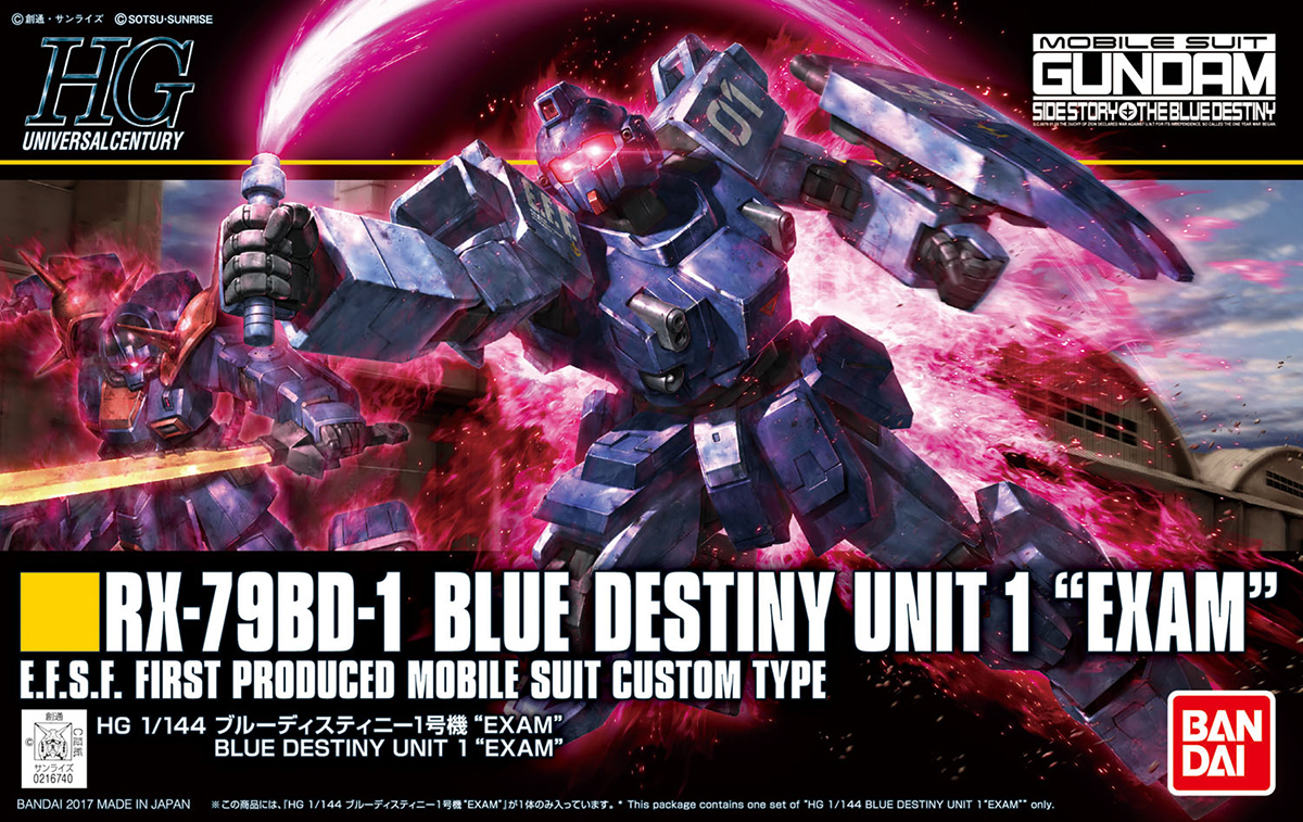 RX-79BD-1 Blue Destiny Unit 1 "EXAM"