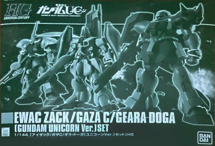 RMS-119 EWAC Zack / AMX-003 Gaza-C / AMS-119 Geara Doga (Gundam Unicorn Ver.) Set