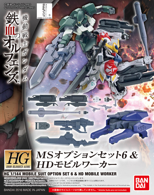 Mobile Suit Option Set 6 & HD Mobile Worker