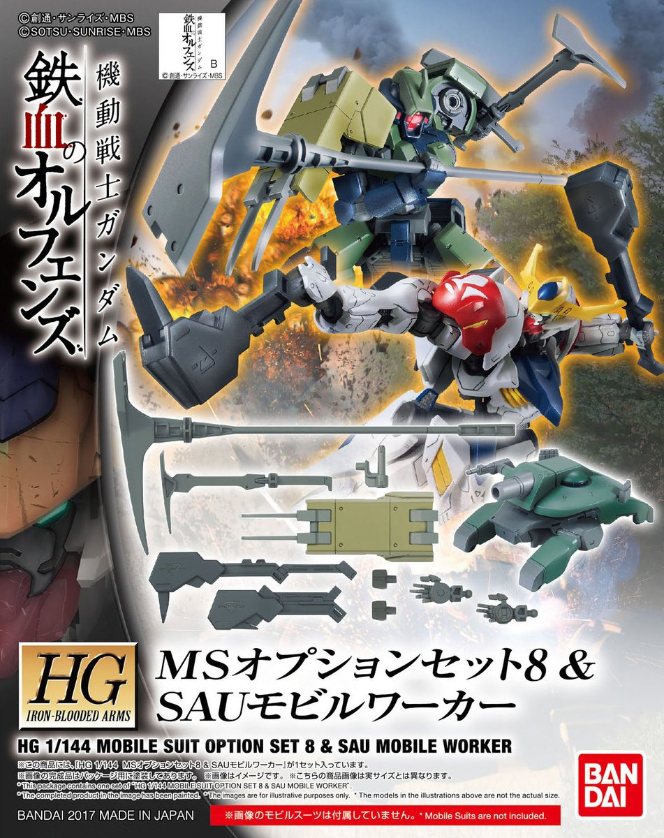Mobile Suit Option Set 8 & SAU Mobile Worker