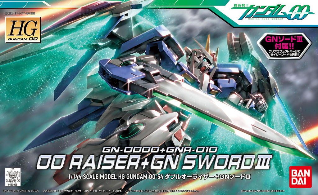 GN-0000+GNR-010 00 Raiser + GN Sword III
