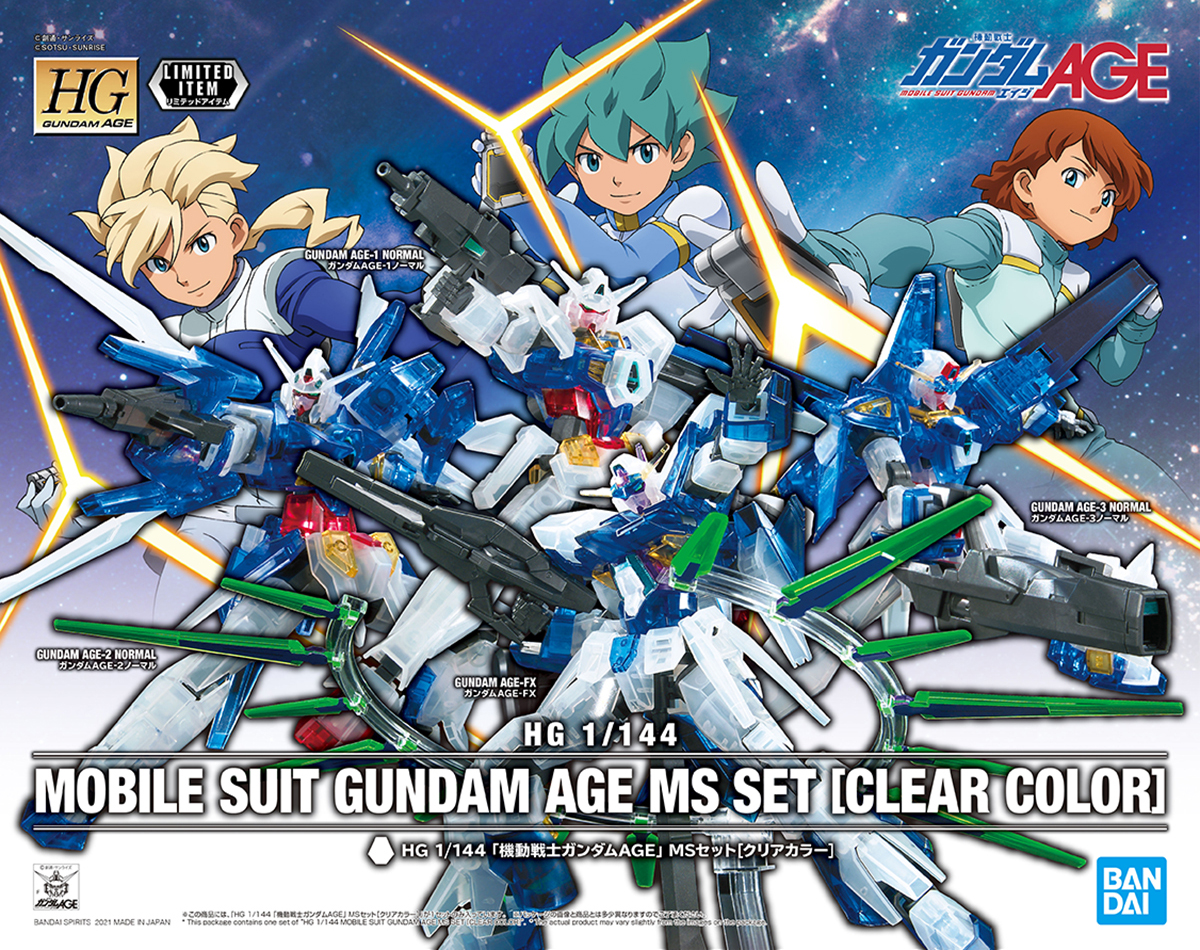 Mobile Suit Gundam AGE MS Set [Clear Color]