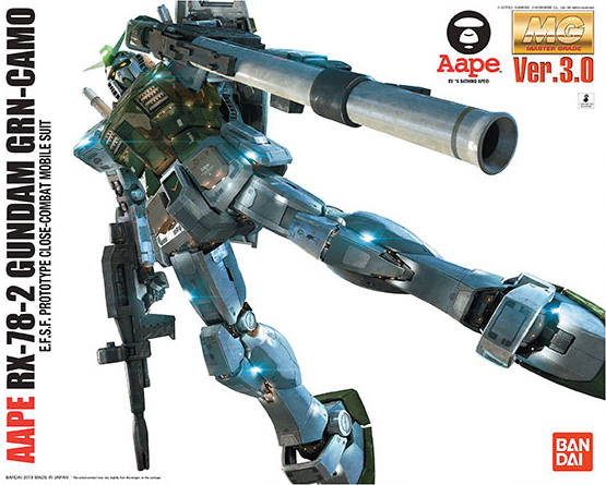 AAPE RX-78-2 Gundam GRN-CAMO
