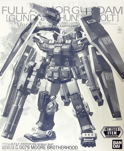 FA-78 Full Armor Gundam [Gundam Thunderbolt] "Ver.Ka" [Half Mechanical Clear]