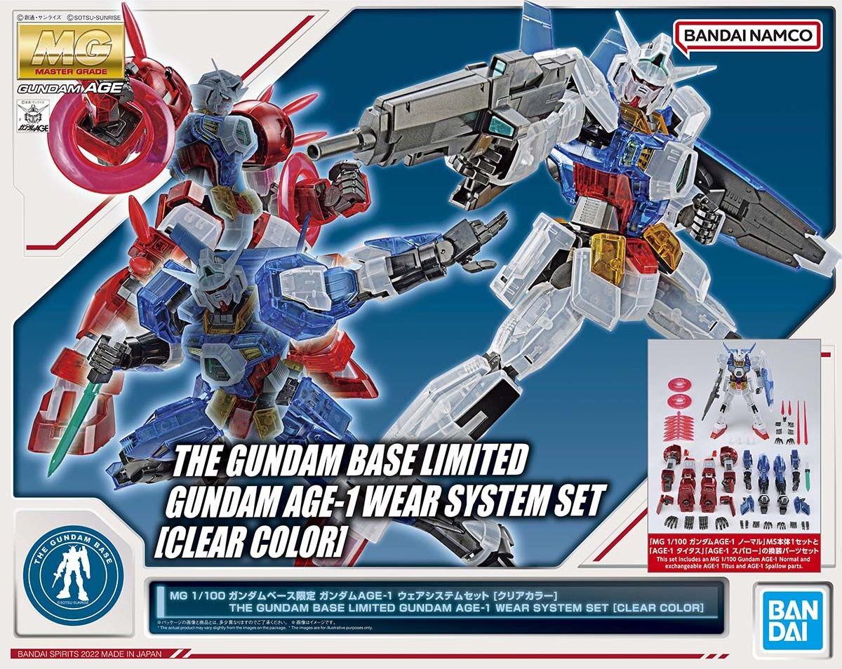 Gundam AGE-1 Wear System Set [Clear Color]