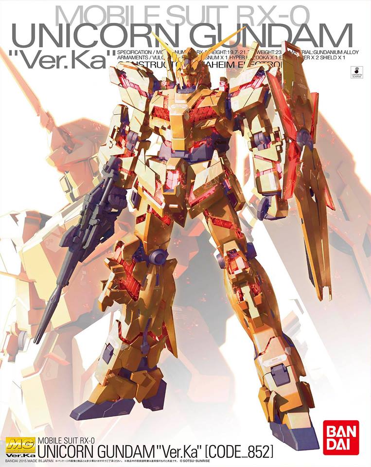 RX-0 Unicorn Gundam "Ver.Ka" [Code_852]
