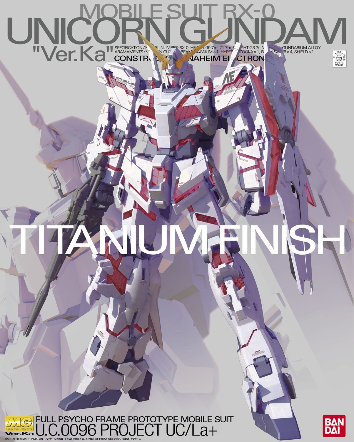 RX-0 Unicorn Gundam "Ver.Ka" Titanium Finish