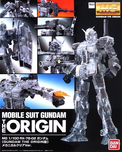 RX-78-02 Gundam The Origin Mechanical Clear Ver.