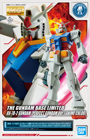 The Gundam Base Limited RX-78-2 Gundam (Perfect Gundam Ver.) [Anime Color]