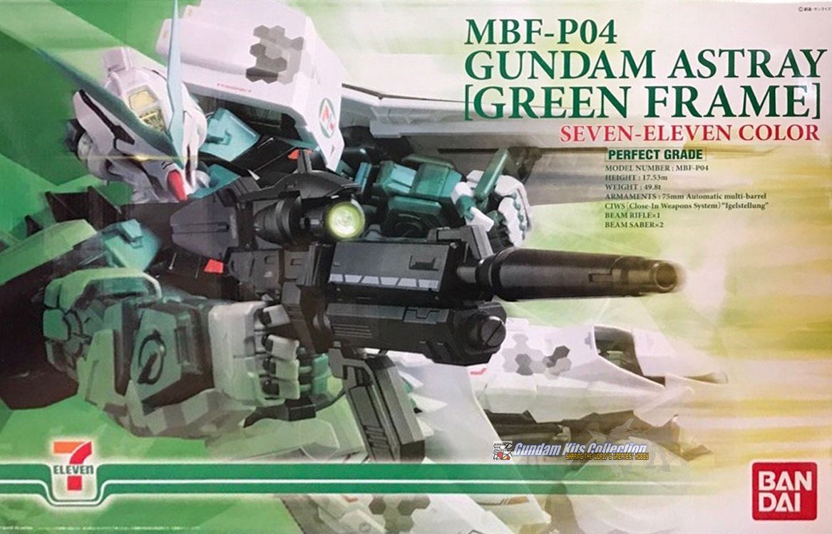 MBF-P04 Gundam Astray Green Frame (7-Eleven Color Ver.)