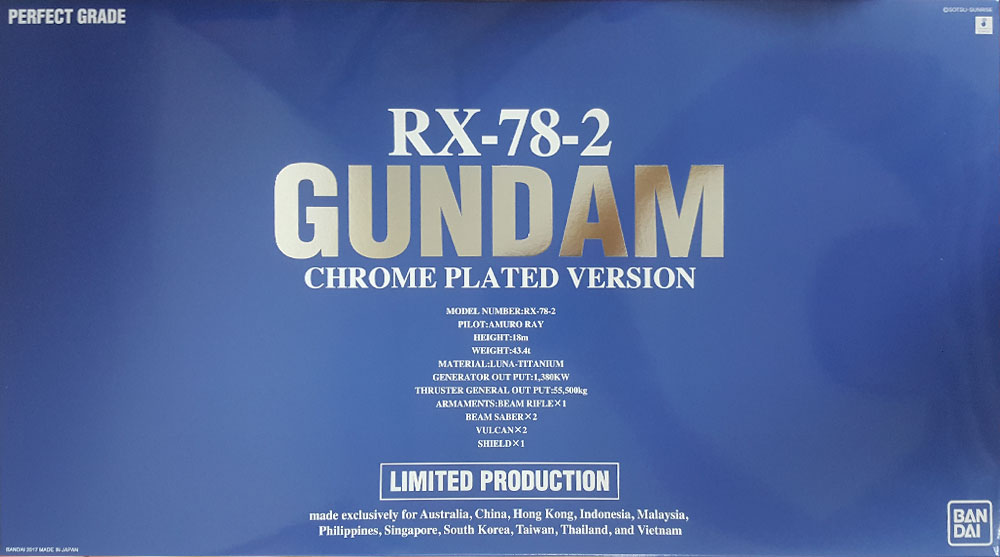RX-78-2 Gundam (Chrome Plated Version)
