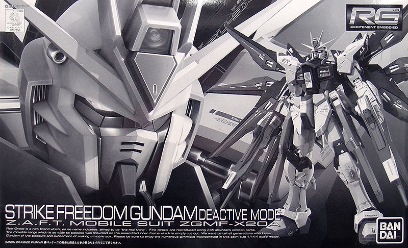 ZGMF-X20A Strike Freedom Gundam Deactive Mode