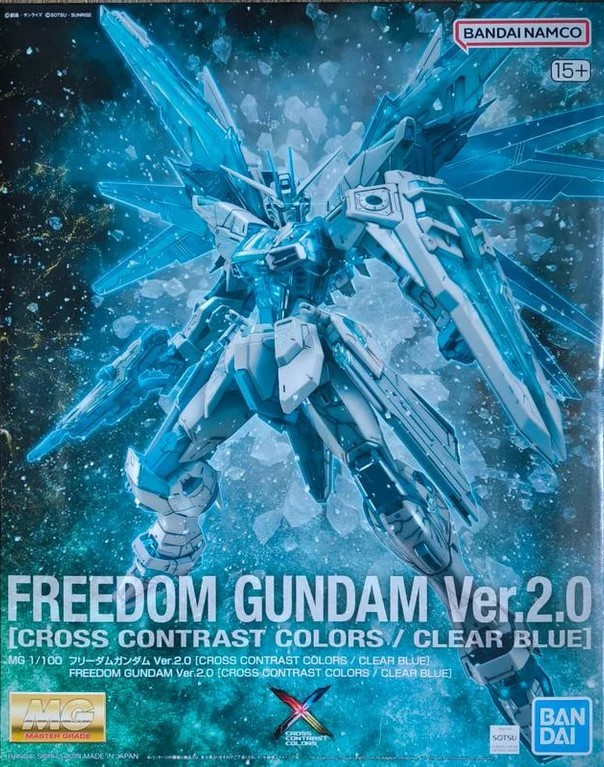 ZGMF-X10A Freedom Gundam (Cross Contrast Color) Clear Blue